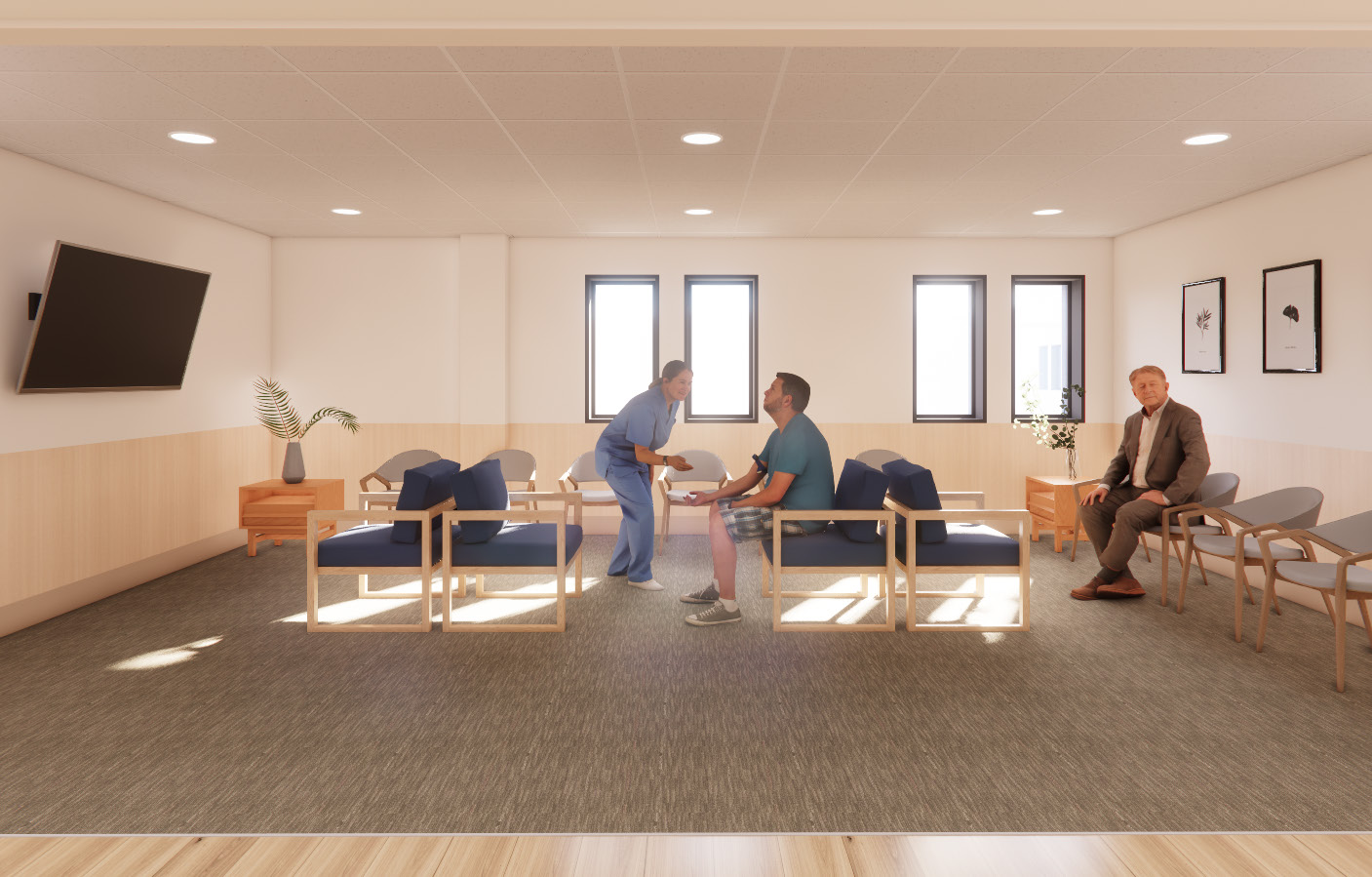 Nursing Unit and 8th Floor Renovation at Dallas Veterans Affairs Medical Center (TX) by OEI